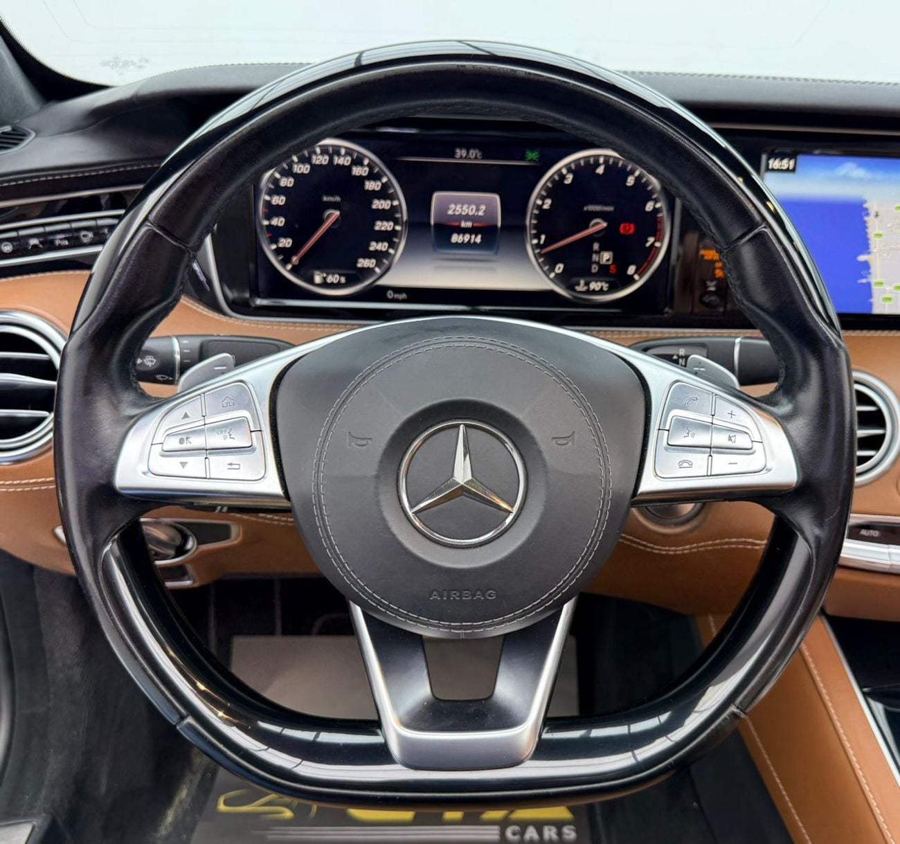 Mercedes Benz S500 2016 Mercedes Benz S500 AMG Cabriolet With S63 Kit, Excellent Condition, GCC