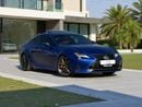 Lexus RC350 F-Sport 3.5L V6 – 311 BHP | 2019 | GCC SPECS | AED 2,180 PER MONTH