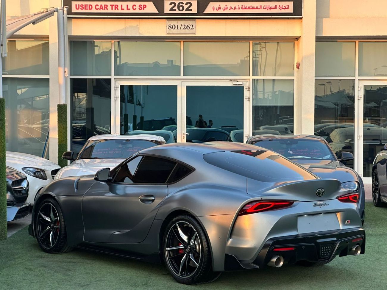 تويوتا سوبرا تويوتا سوبرا GR V6 خليجي 2022 صبغ وكاله تشييكات وكاله بحاله ممتازه