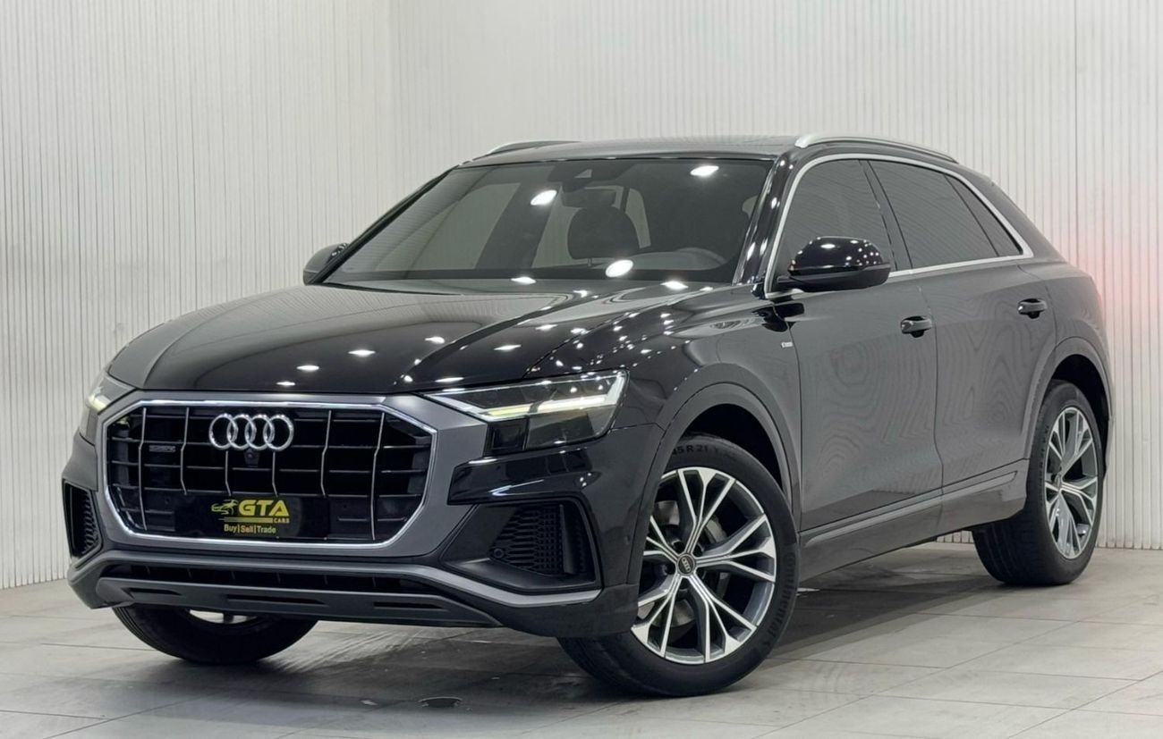 Audi Q8 55 TFSI quattro S-Line 3.0L 2021 Audi Q8 S-Line 55TFSI Quattro, 2025 Audi Warranty + Service Pack, L