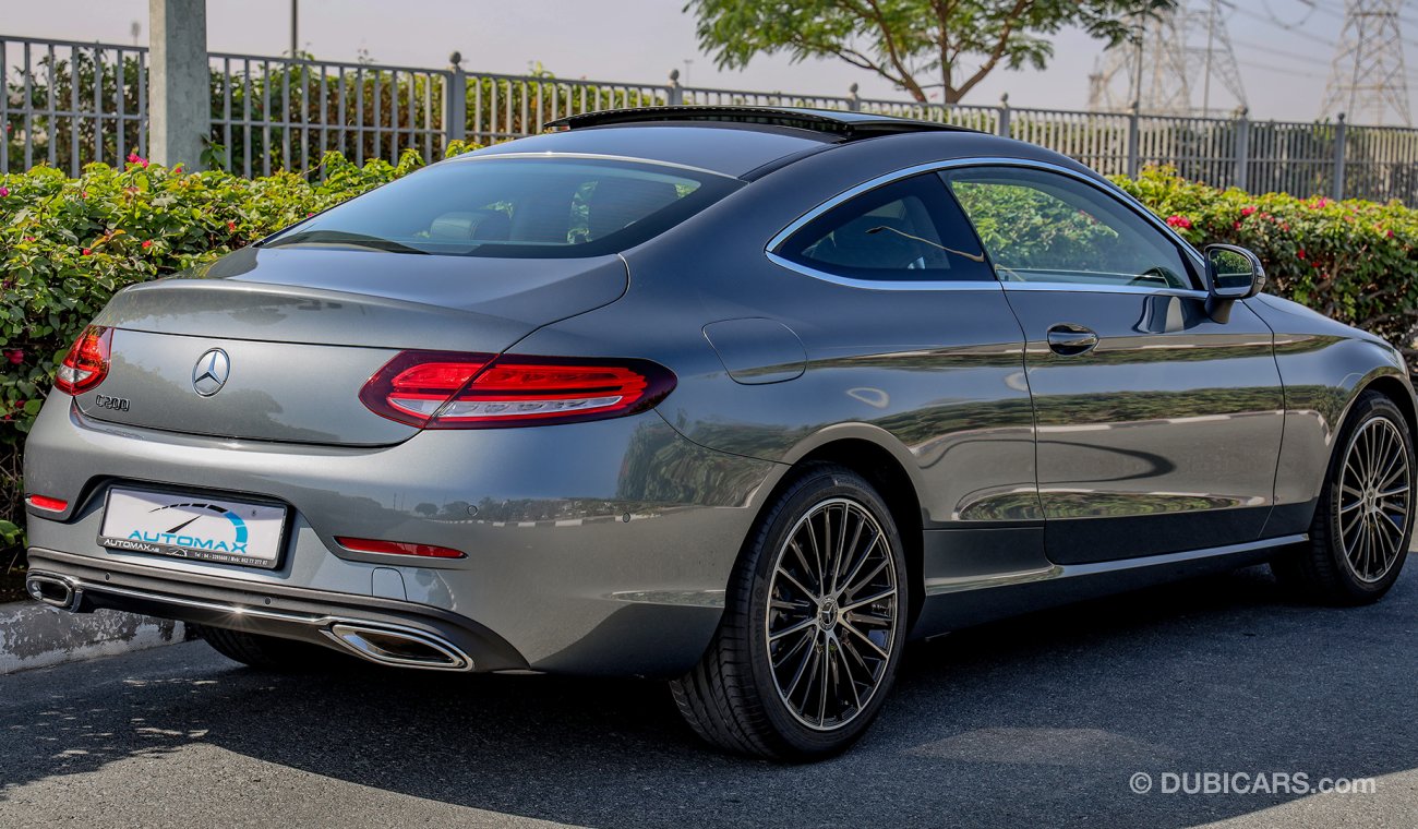 Mercedes-Benz C 200 Coupe 2020  AMG , GCC 0km W/3Yrs or 100K KM warranty + 3Yrs or 50K KM Service.