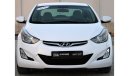 Hyundai Elantra Hyundai Elantra 2015 GCC 1600cc, in excellent condition, without accidents, very clean from inside a