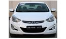 Hyundai Elantra Hyundai Elantra 2015 GCC 1600cc, in excellent condition, without accidents, very clean from inside a