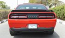 Dodge Challenger Hellcat 2018, 6.2 V8 GCC, 0km with 3 Years or 100,000km Warranty