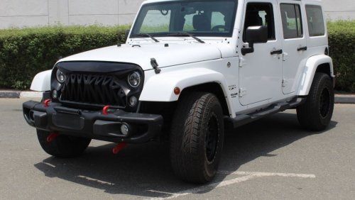 Jeep Wrangler Unlimited Sahara ONLY AED 1840/- month GCC SPEC EXCELLENT CONDITION UNLIMITED K.M WARRANTY..