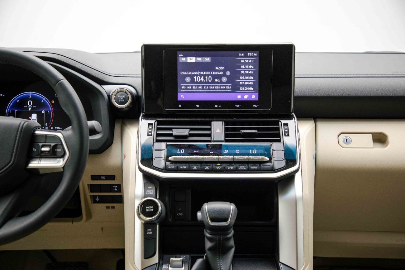 Toyota Land Cruiser LC300 EXR 3.3L - Pearl White Inside Beige | Export Price