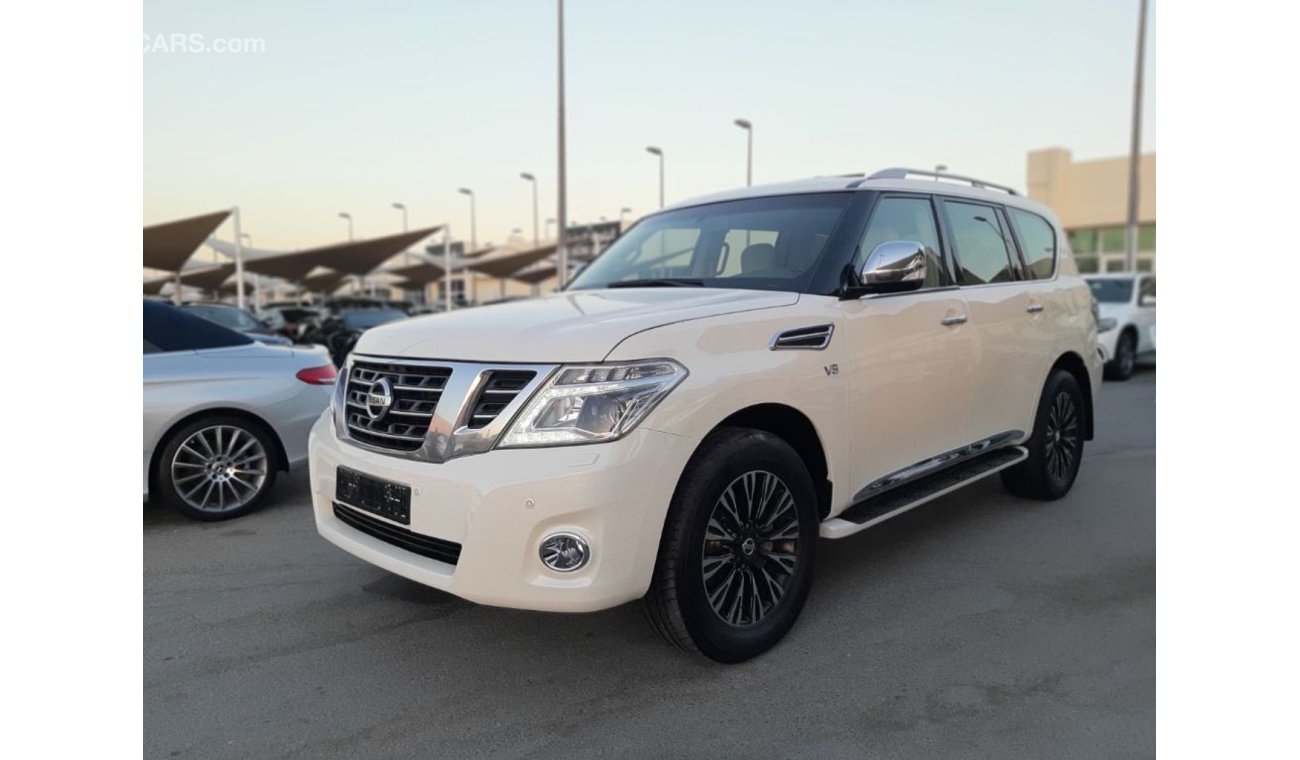 Nissan Patrol Safari نيسان باترول خليجي 2014 فل اوبشن فتحة جلد