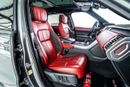 Land Rover Range Rover Sport GCC-22 Inch Rims-Black Contracting Roof-Red Interior