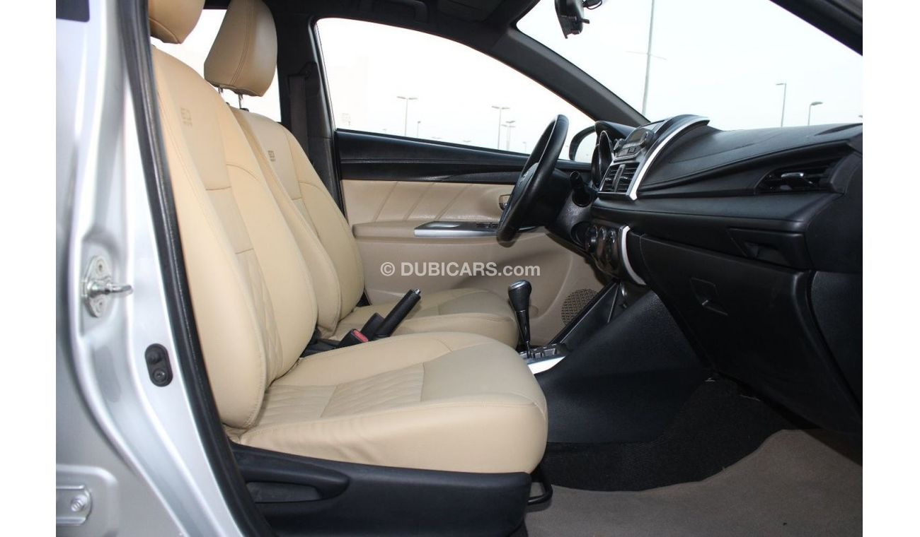 تويوتا يارس تويوتا يارس 2015 خليجي رقم 1 فل أوبشن بحالة ممتازة بدون حوادث نظيفه جدا من الداخل والخارج