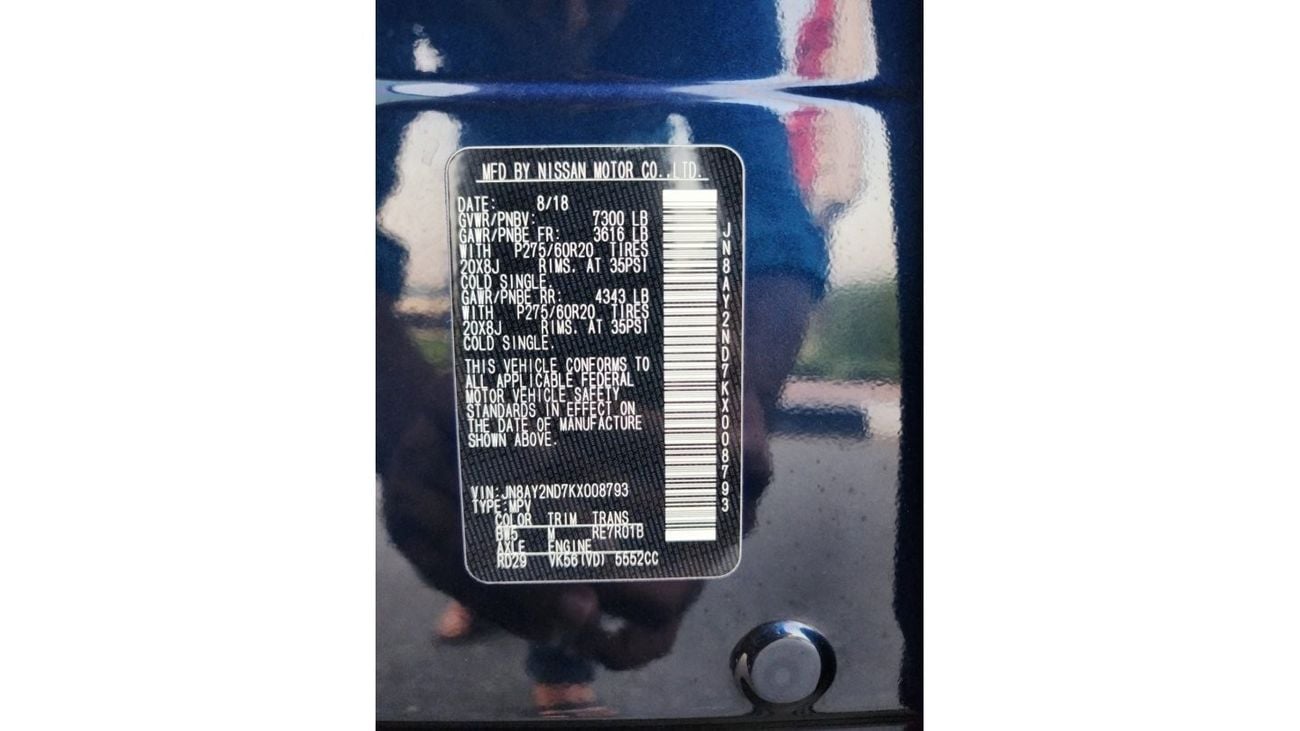 Nissan Armada NISSAN ARMADA SL FULL OPTION