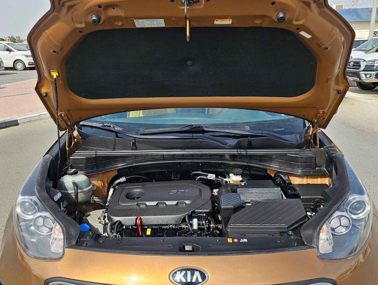 كيا سبورتيج LX // 634 AED Monthly // LEATHER // ORG AIRBAG (LOT # 48123)