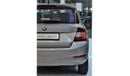 Skoda Fabia EXCELLENT DEAL for our Skoda FABIA 1.6L 2019 Model!! in Beige/Silver Color! GCC Specs