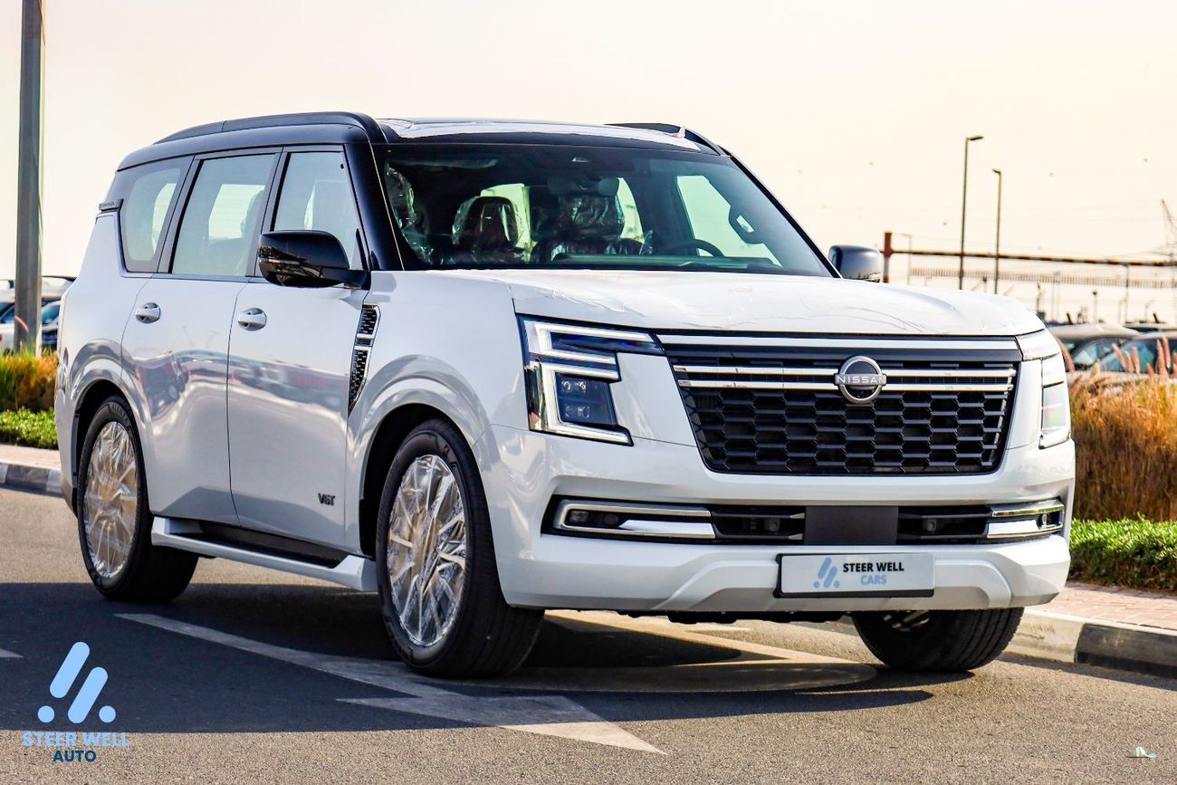 Nissan Patrol 2026 LE Platinum GCC | 3.5 Twin-Turbo AWD | 9-Speed Automatic | 8-Seater Luxury SUV | Black Roof / W