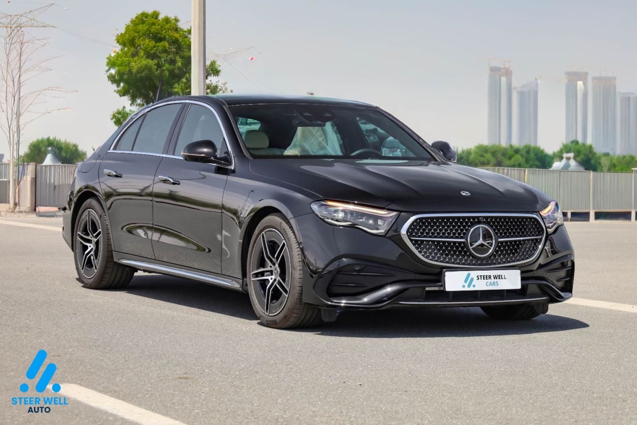 مرسيدس بنز E300 2025 AMG Line | AWD (4MATIC) | White Interior | Korean Specs | Contact Now