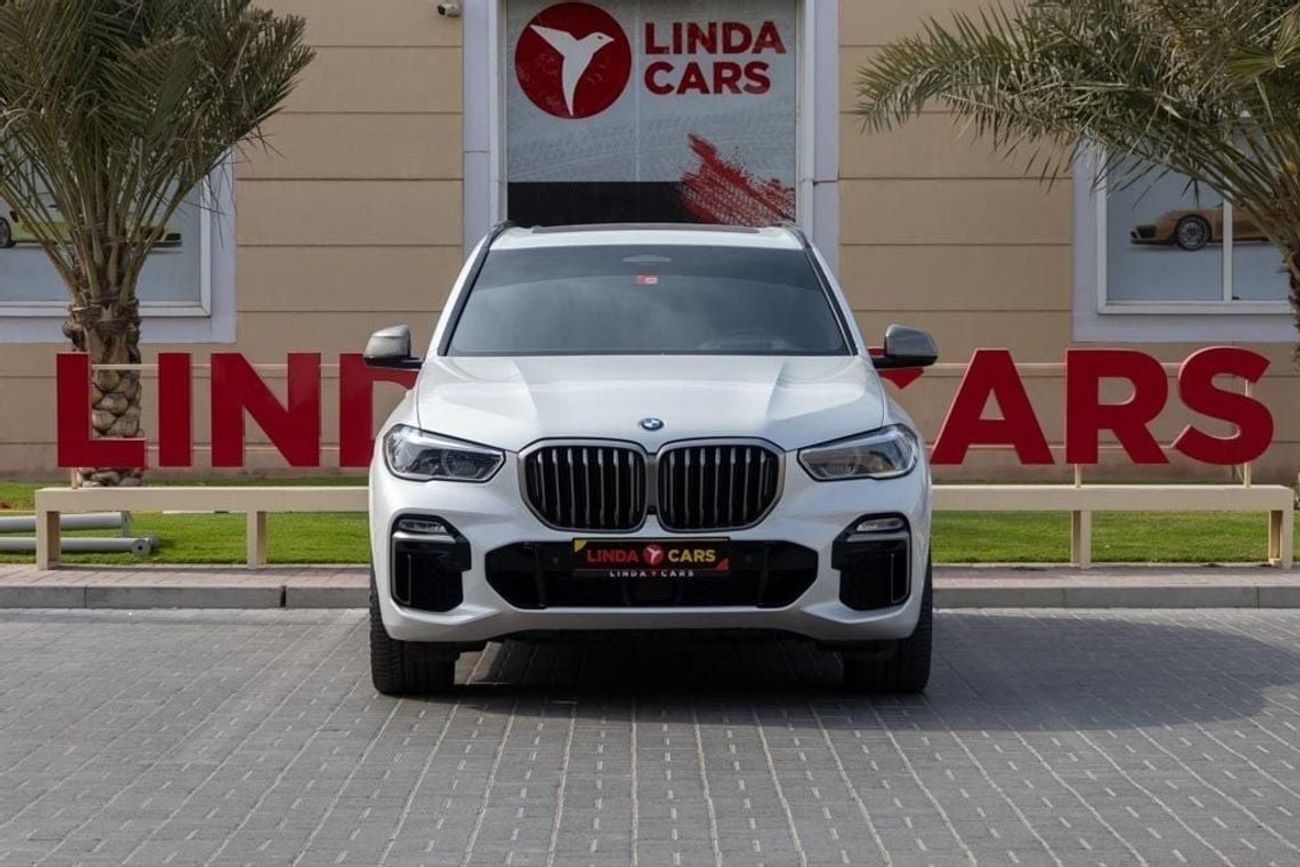 بي أم دبليو X5 50i M Sport 4.4L BMW X5 M50i M-Sport 2021 GCC under Agency Warranty and Service Contract with Flexib