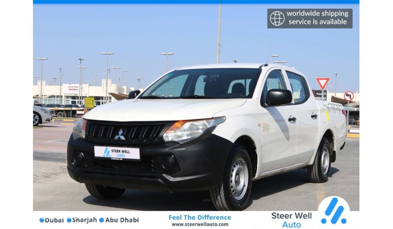 Mitsubishi L200 2016 | L200 4X2 - DOUBLE CABIN PICKUP WITH GCC SPECS AND EXCELLENT CONDITION