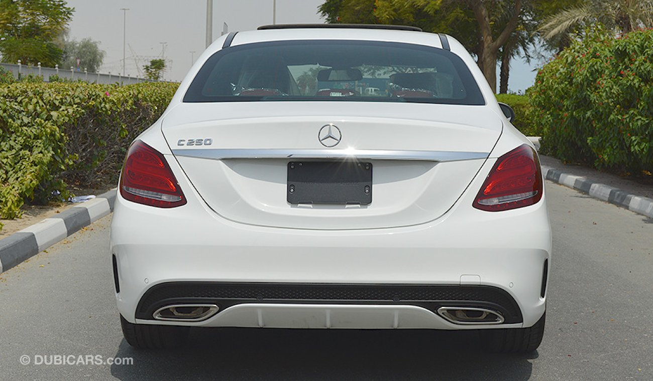 Mercedes-Benz C 250 2018, 2.0L V4-Turbo GCC, 0km with 2 Years Unlimited Mileage Warranty