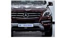 Mercedes-Benz ML 350 EXCELLENT DEAL for our Mercedes Benz ML350 ( 2014 Model ) in Burgundy Color GCC Specs