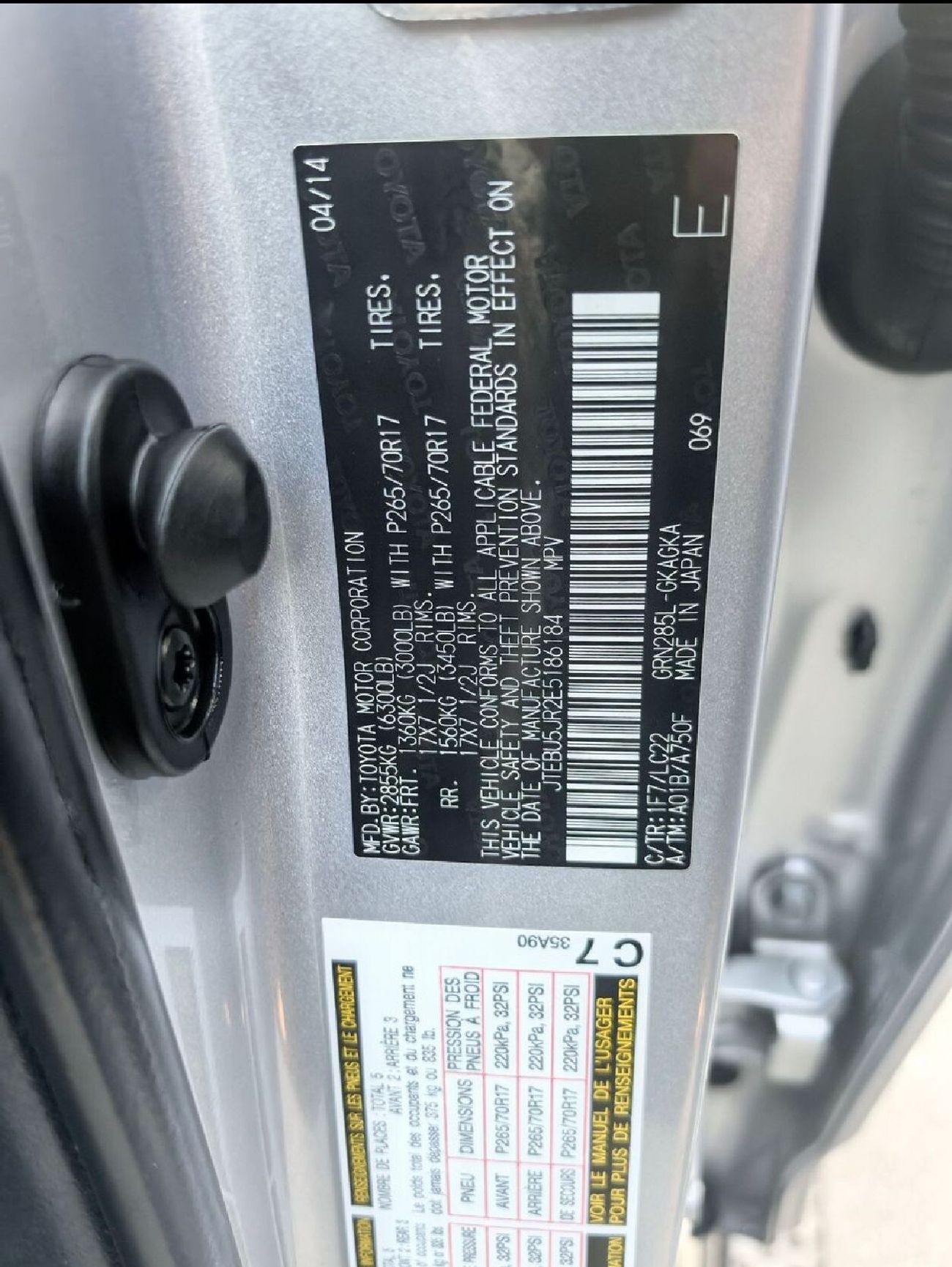 Toyota 4Runner TRD off Road Premium 2014 full option