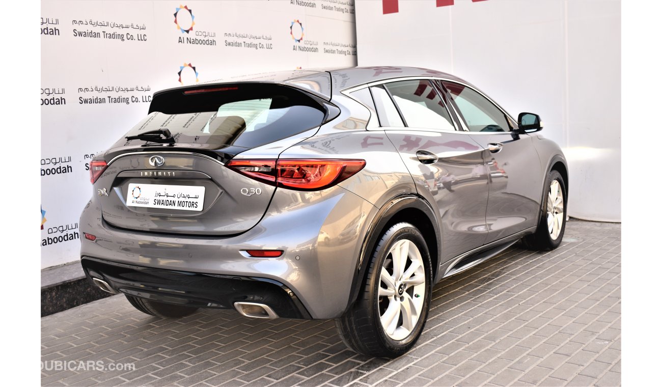 Infiniti Q30 AED 1370 PM | 0% DP | 1.6L PREMIUM GCC WARRANTY