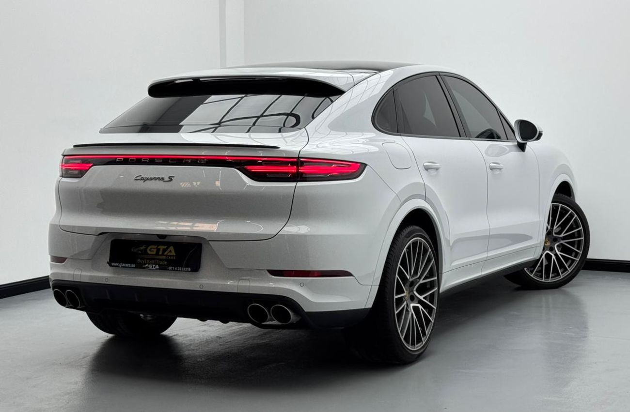 بورش كايان S 2.9L (440 HP) 2022 Porsche Cayenne S Coupe, 2026 Porsche Warranty, Porsche Service History, GCC