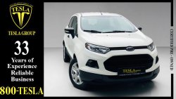 Ford EcoSport ORGINAL BACK CAMERA! / GCC / 2017 / DEALER WARRANTY VALID UNTIL: 28/6/2022 / FSH / ONLY 443 DHS P.M.