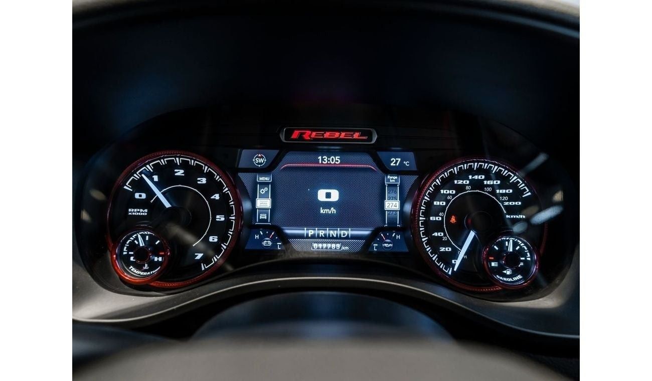 رام 1500 2022 Dodge Ram Rebel, 2028 Dodge Warranty, 2026 Dodge Service Contract, Low KMs, GCC