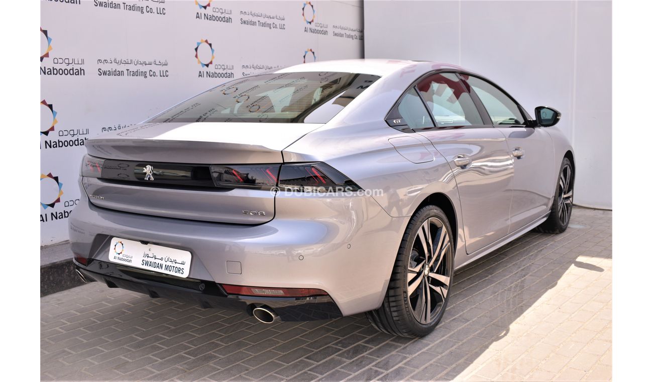 Peugeot 508 AED 2643 PM | 0% DP | GT R 1.6l GCC WARRANTY TO 2027 OR 100000KM