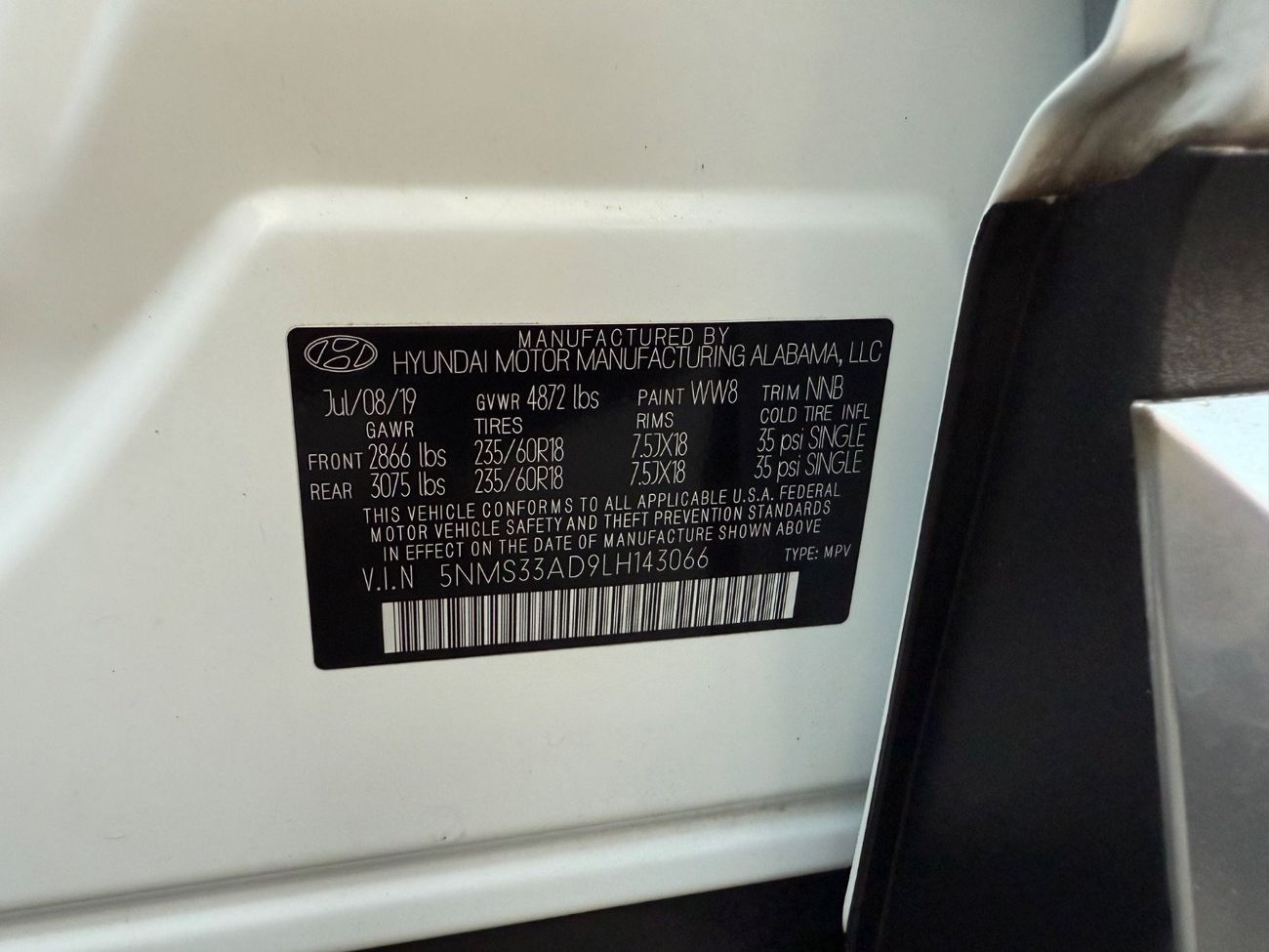 Hyundai Santa Fe 2020 LIMITED PANORAMA