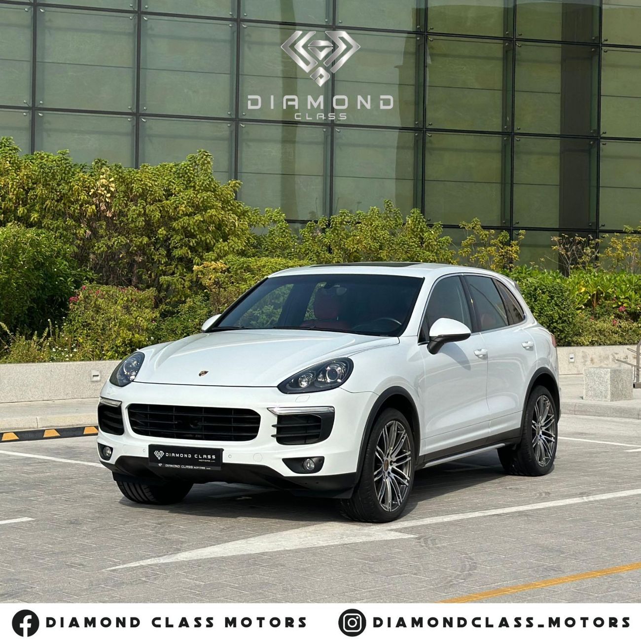 Porsche Cayenne Porsche Cayenne V6 Design Edition Red interior  Full Option GCC AED Under Warranty