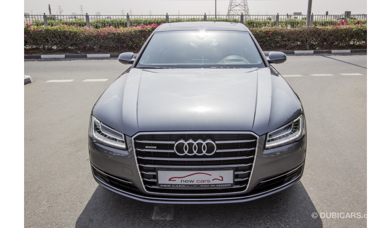 Audi A8 GCC AUDI A8L 50TFSI QUATTRO -2015- ZERO DOWN PAYMENT - 2345 AED/MONTHLY - 1 YEAR WARRANTY