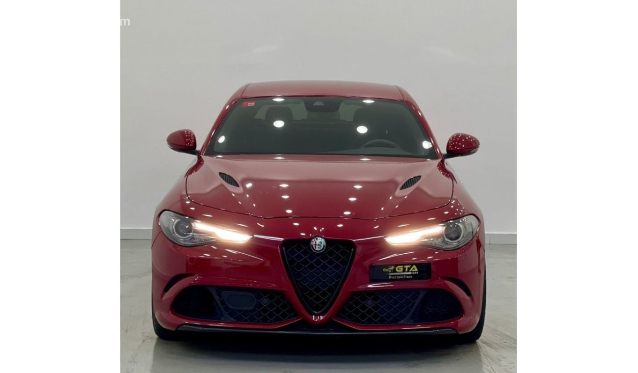 ألفا روميو جوليا 2018 Alfa Romeo Giulia Quadrifoglio, April 2023 Alfa Romeo Warranty + Service Contract, FSH, GCC