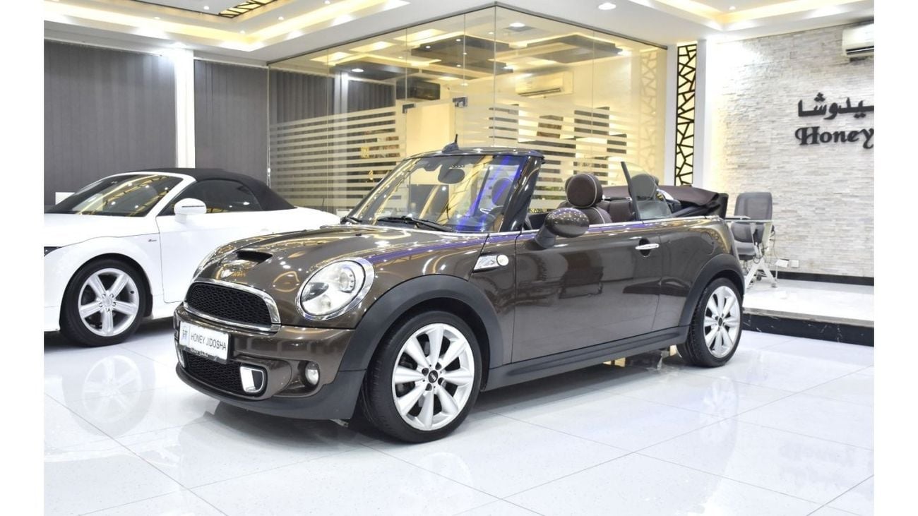 Mini Cooper S EXCELLENT DEAL for our Mini Cooper S Convertible ( 2011 Model ) in Brown Color GCC Specs