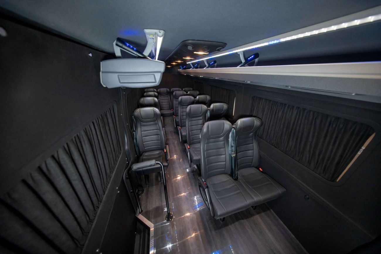 Mercedes-Benz Sprinter Ramadan Special Offer | Premium Passenger Van | 16+1 Seats, Wooden Flooring  Sound System