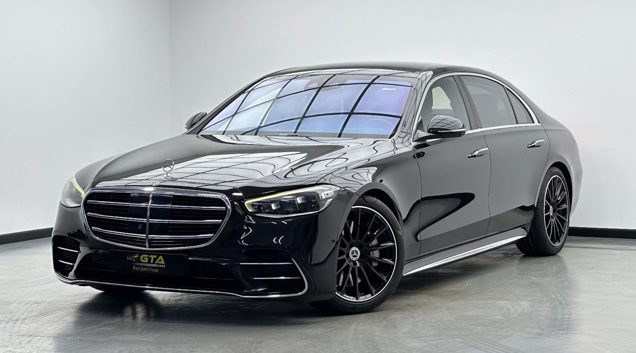 مرسيدس بنز S 580 4MATIC Exclusive 4.0L 2022 Mercedes Benz S580 4MATIC, 2027 MB Warranty, 2026 MB Service Pack, Fully