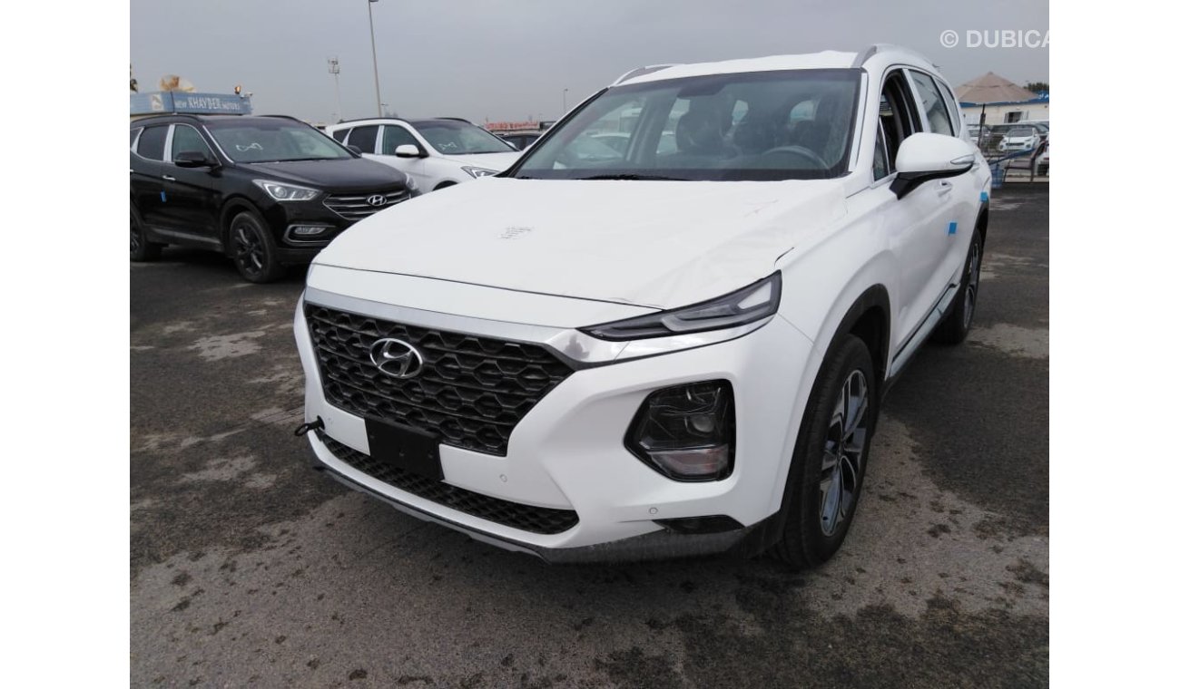 Hyundai Santa Fe 2019 MODEL WITHOUT PANORAMIC AUTOMATIC TRANSMISSION 4 DOORS SUV PETROL  FULL OPTION ONLY FOR EXPORT