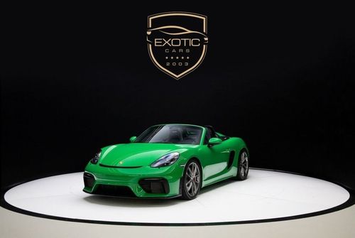 Porsche 718 Spyder WARRANTY AUG 2026