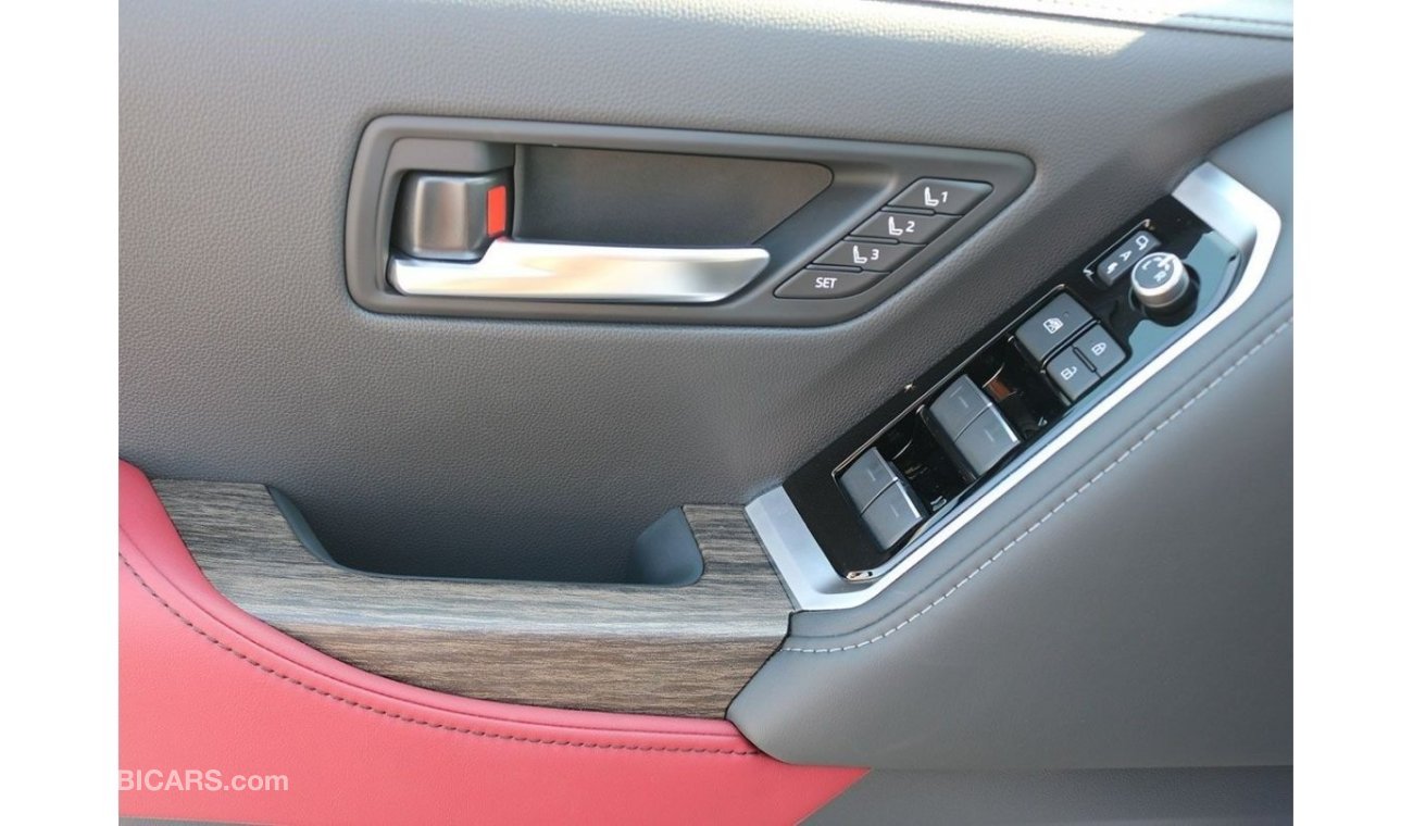 تويوتا لاند كروزر 3.3L Twin Turbo Diesel VXR-Z Exclusive | Black/Red Interior