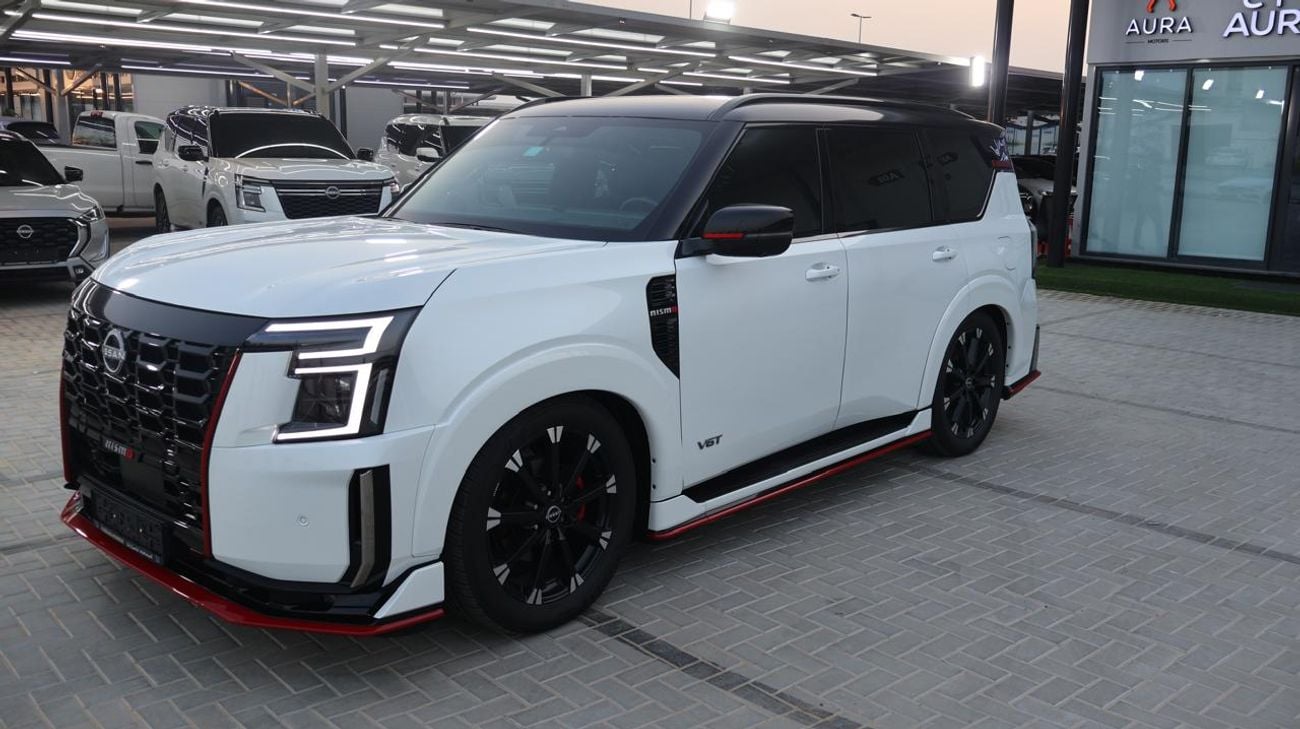 Nissan Patrol NISMO Warranty from Al Masood for 5 years with open mileage . original Paint . Super Clean Premium Edition