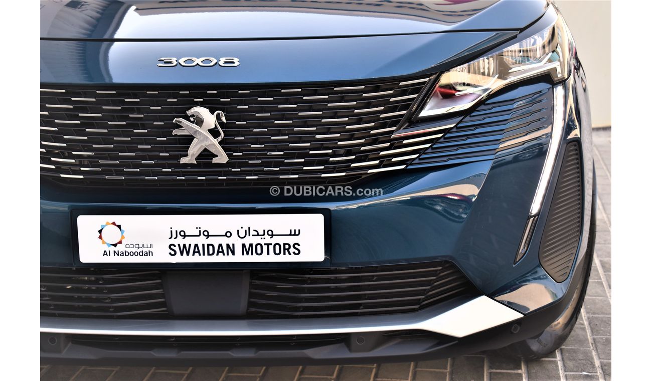 Peugeot 3008 AED 1759 PM | 1.6L TC ACTIVE 2024 ZERO KM AGENCY WARRANTY UP TO 2028 OR 100K KM