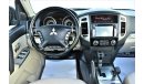 Mitsubishi Pajero 3.5L GLS V6  AWD 2016 MID OPTION GCC DEALER WARRANTY