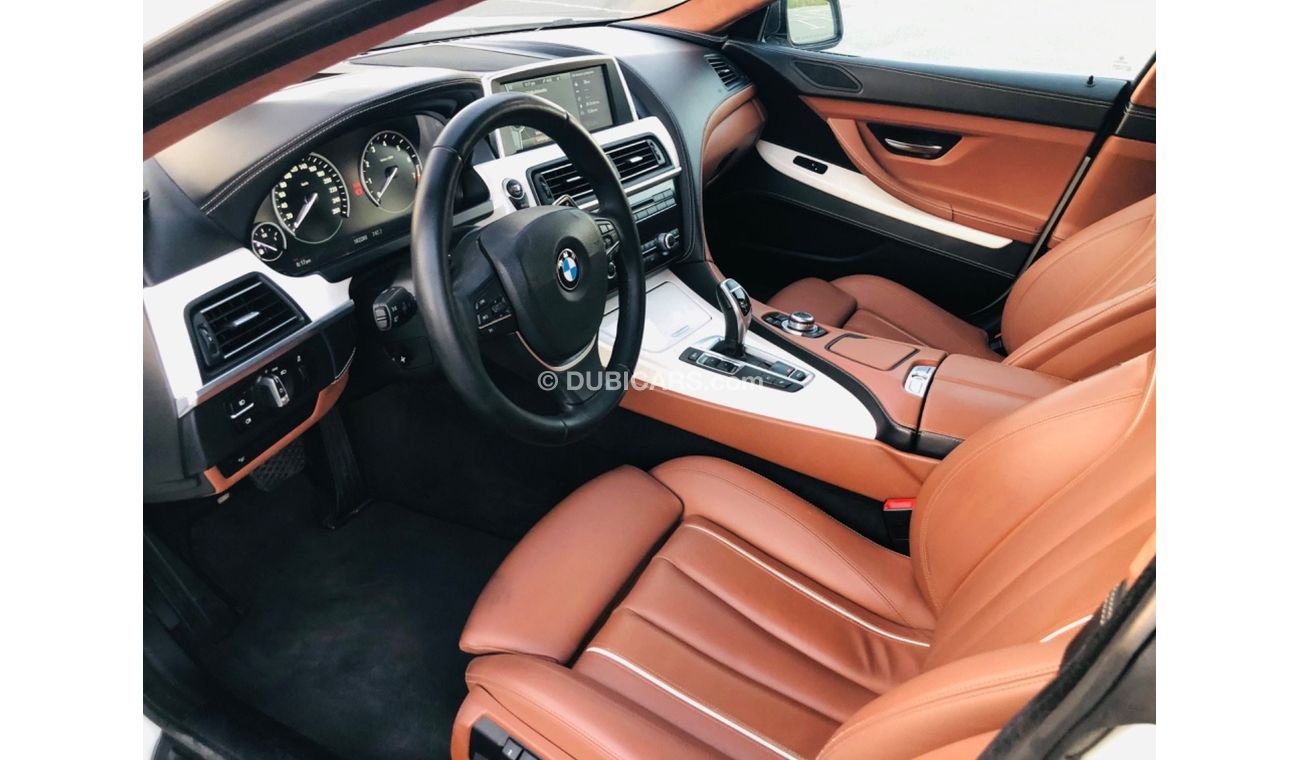 BMW 650i Luxury MODEL 2013 GCC CAR PREFECT CONDITION INSIDE AND OUTSIDE FULL OPTION PANORAMIC ROOF LEATHER SE