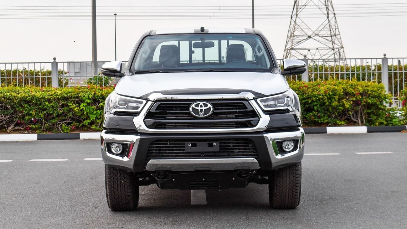 تويوتا هيلوكس ECTAGR008 – 2025 Toyota Hilux Double Cab High Options – 2.4L Diesel Auto – Black with Black Interior