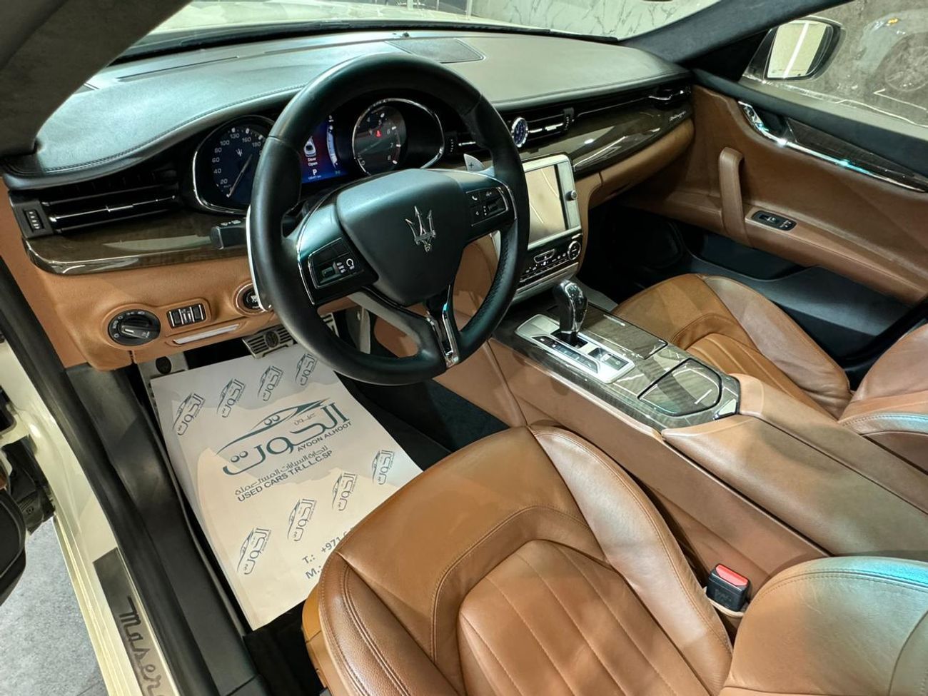 مازيراتي كواتروبورتي S Q4 3.0L (530 HP) SPECIAL MASERATI QUATTROPORTE S V6 ENGINE || GCC SPECS || ACCIDENT FREE || TOP OF