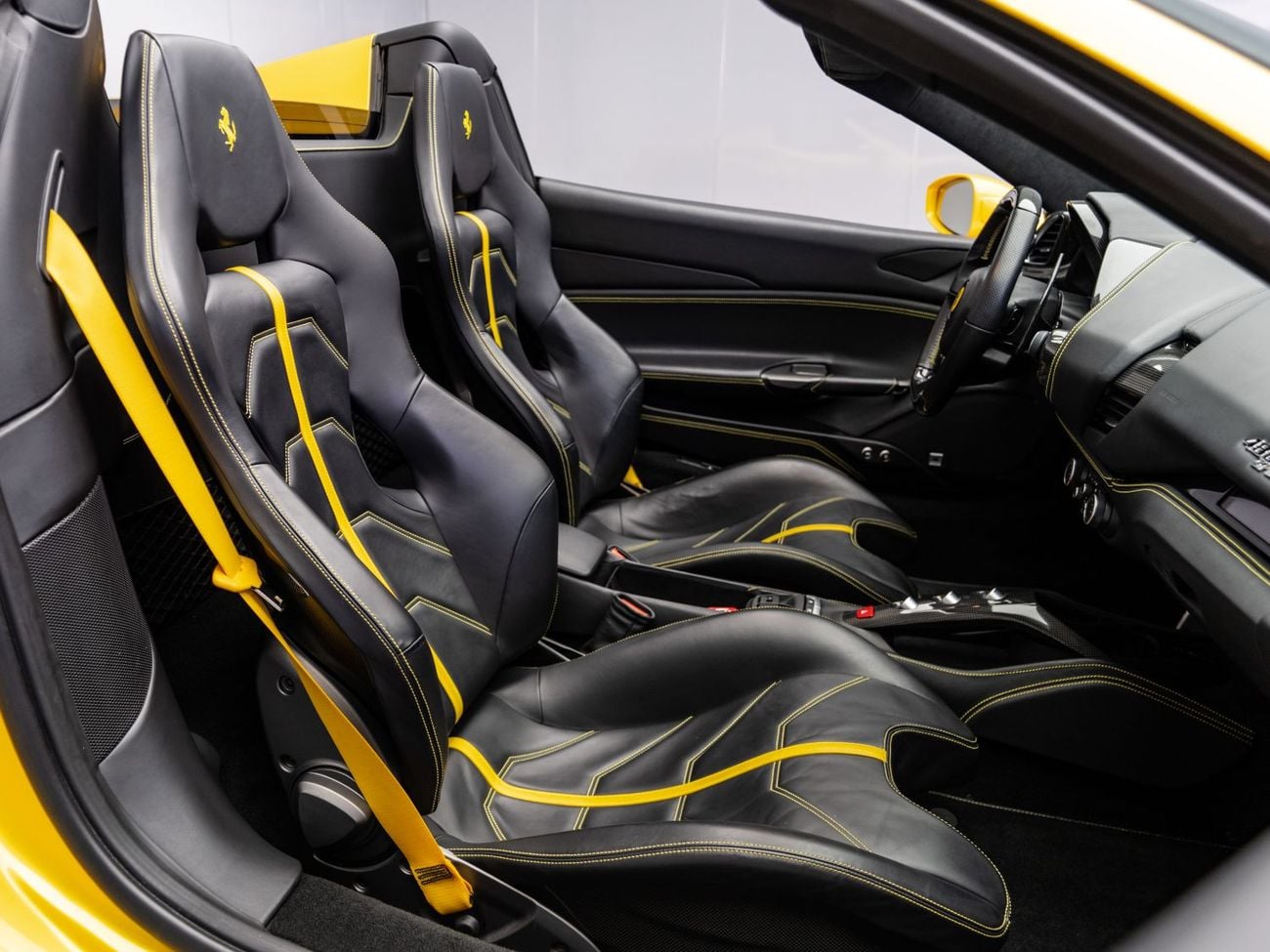 Ferrari 488 Spider STD BUY NOW, PAY 2027 | THE BLACKLINE STANDARD | Giallo Modena, Full Carbon, GCC