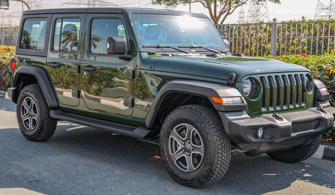 Jeep Wrangler Unlimited Sport V6 3.6L , GCC , 2021 , 0Km , W/3 Yrs or 60K Km WNTY @Official Dealer