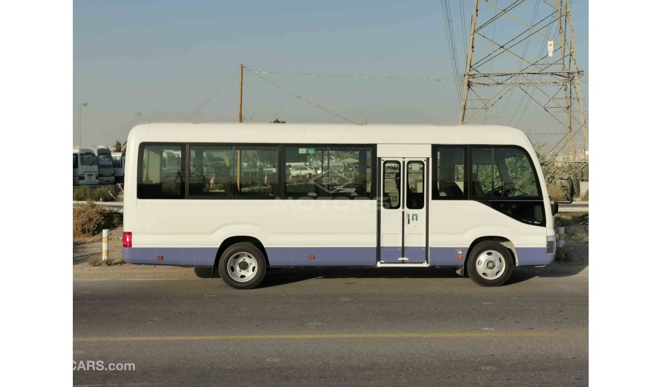 Toyota Coaster Petrol Engine, 23 Seats, Automatic Door, Dual AC - DISCOUNTED OFFER (CODE # TC01)