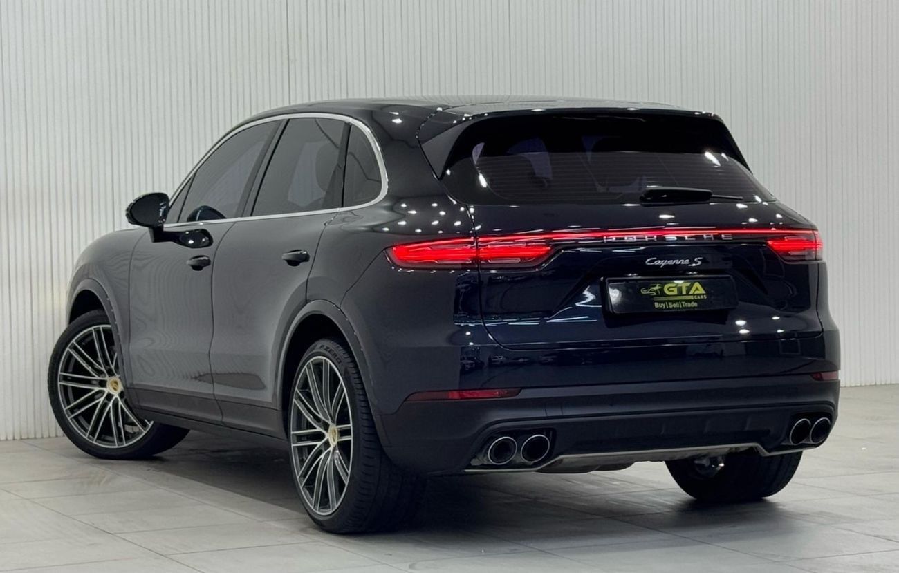 بورش كايان S 2.9L (435 HP) 2019 Porsche Cayenne S, One Year Warranty, Full Service History, GCC