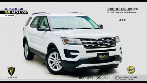 Ford Explorer XLT + LEATHER SEATS + NAVIGATION + 7 SEATERS + CAMERA / GCC / 2016 / UNLIMITED MILEAGE WARRANTY