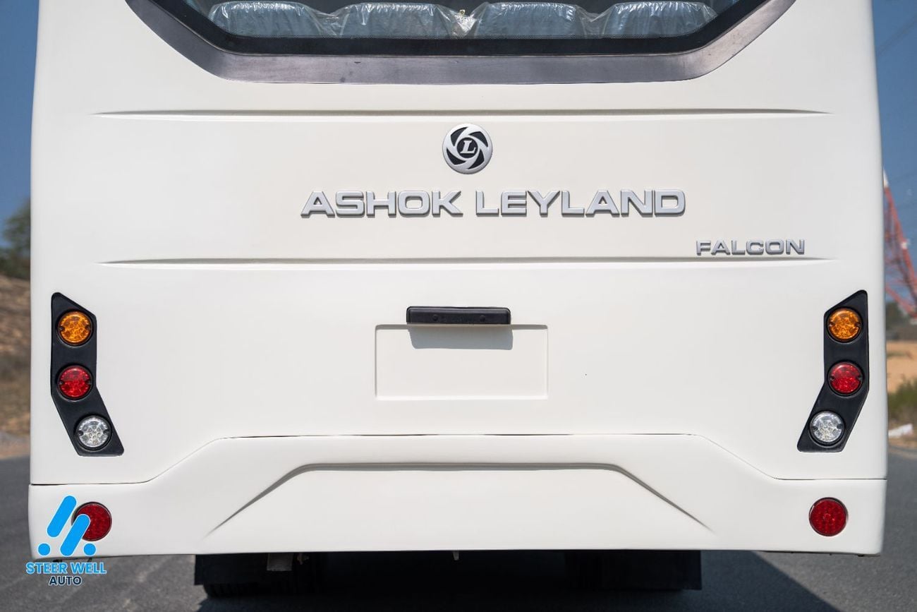 Ashok Leyland Falcon 63+1 Seater Bus 2025  | GCC Specs | 5 Speed-MT | ABS | Heavy Duty Passenger Bus